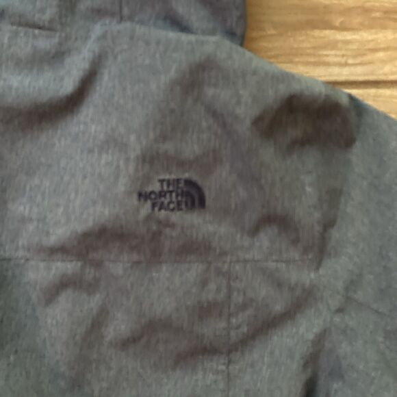 Womens The North Face Waterproof Dryvent Hooded Rain Gray Jacket Size Small - Picture 9 of 13
